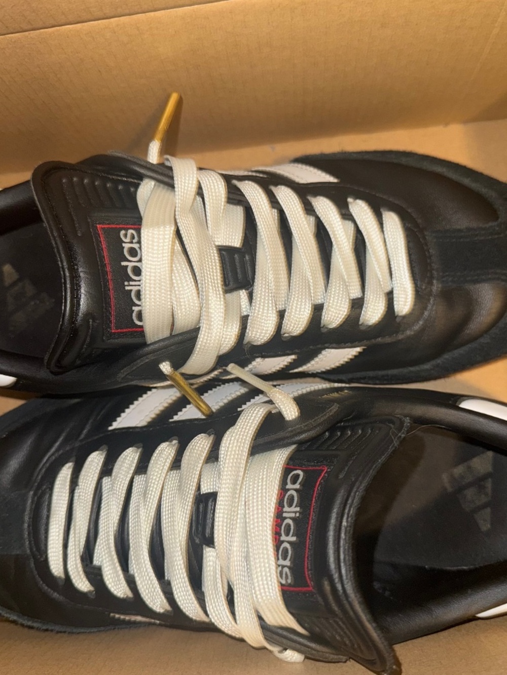 Black adidas sambas